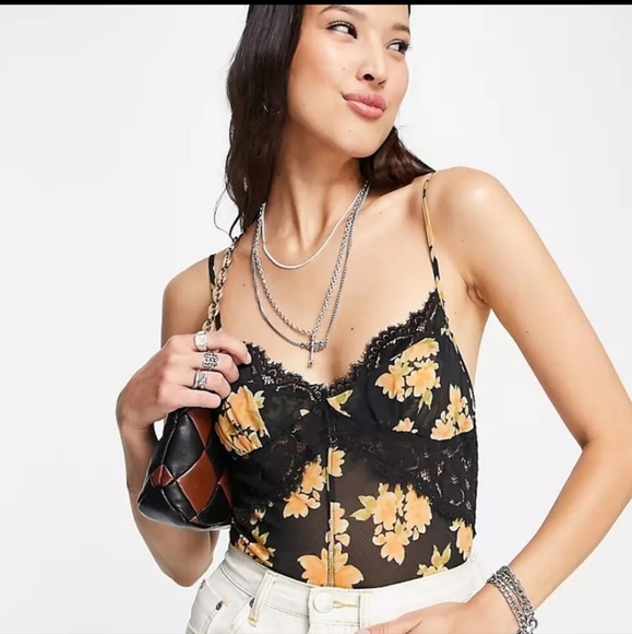 NWT Free People Monday Morning Bodysuit - Picture 4 of 10